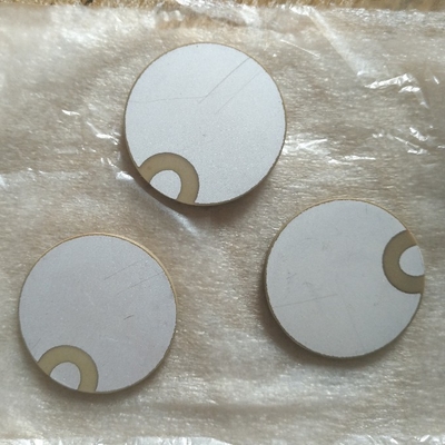 il giro ceramico piezoelettrico di Pzt dell'elemento di 50mm modella due elettrodi nello stesso lato