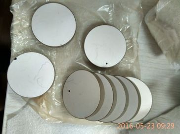 Intorno al piatto ceramico piezoelettrico di bellezza ultrasonica dell'elettrodo di 38x6mm