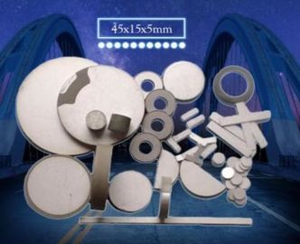 Anello/ceramico elettrico piezo-elettrico di rettangolo/rotondo forma P4 P8 della ceramica piezo-elettrica materiale