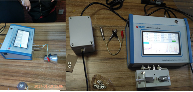 Frequenza ultrasonica 1KHZ-5MHz dell'analizzatore di accuratezza di fase di 0,15 gradi per produzione