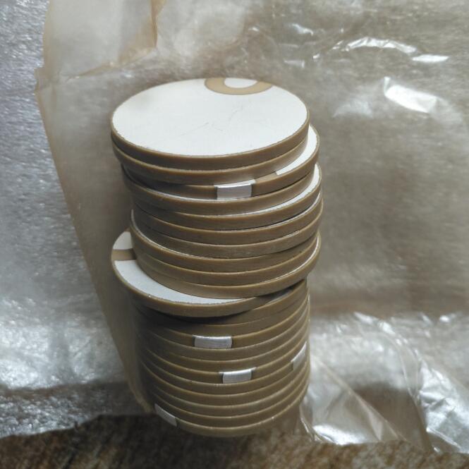 piatto ceramico piezo-elettrico di 30x2MM per i sensori/attrezzature ultrasonici di vibrazione