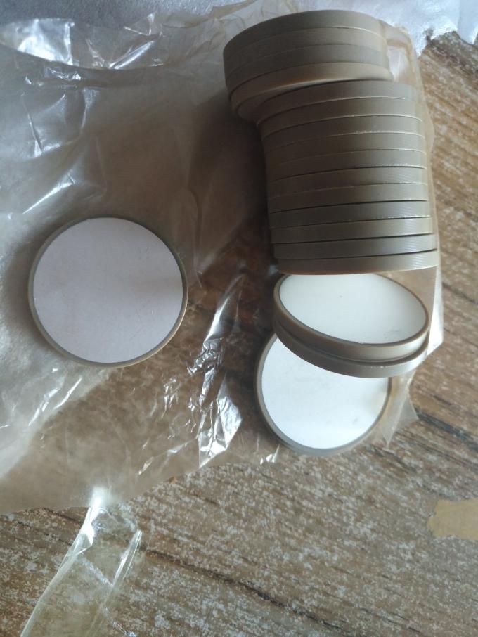 Affidabilità ceramica piezo-elettrica su misura di forma rotonda del piatto di dimensione alta per pulizia ultrasonica