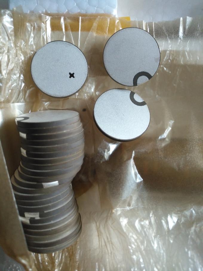 Forma rotonda di piccola dimensione del sensore del piatto ceramico piezo-elettrico ultrasonico di resistenza al calore