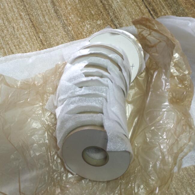 Disco piezo-elettrico ultrasonico di dimensione di Customzied/anello ceramico piezo-elettrico per il sensore di vibrazione