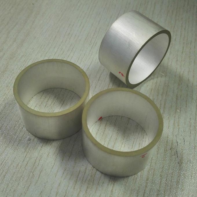 Anello ceramico piezo-elettrico di dimensione su misura piatto ceramico piezo-elettrico leggero semplice