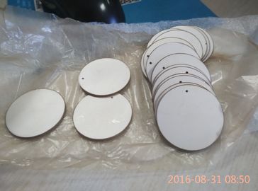 disco rotondo della ceramica piezoelettrica di 43x2mm positivo e negativo nel lato opposto