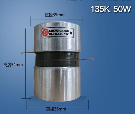 trasduttore ultrasonico piezo-elettrico ad alta frequenza di 135k 50W per lavanderia