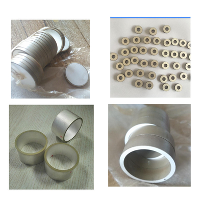 P8 piastra tubiera ceramica piezoelettrica Ring Positive And Negative Electrode